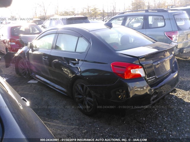 JF1VA1E6XG9815419 - 2016 SUBARU WRX PREMIUM BLACK photo 3