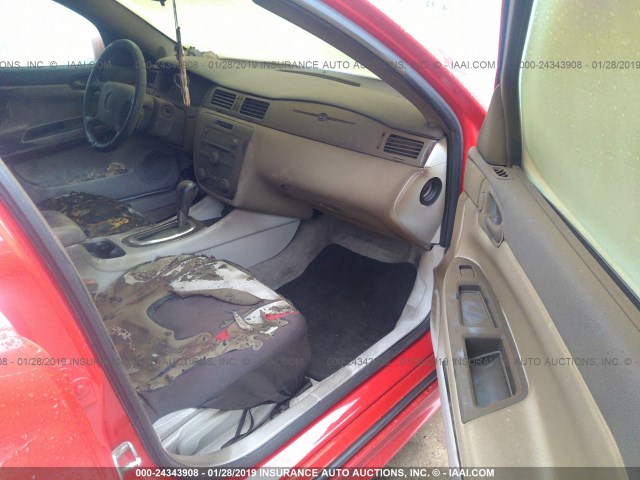 2G1WG5E34D1145356 - 2013 CHEVROLET IMPALA LT წითელი ფოტო 5