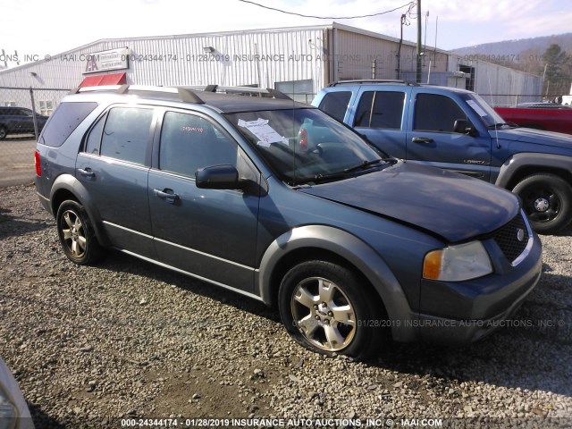 1FMZK02125GA48908 - 2005 FORD FREESTYLE SEL BLUE photo 1