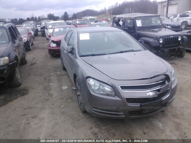 1G1ZC5EU7CF332776 - 2012 CHEVROLET MALIBU 1LT BROWN photo 1