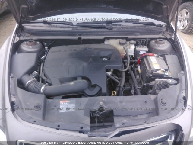 1G1ZC5EU7CF332776 - 2012 CHEVROLET MALIBU 1LT BROWN photo 10