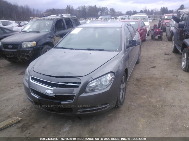 1G1ZC5EU7CF332776 - 2012 CHEVROLET MALIBU 1LT BROWN photo 2