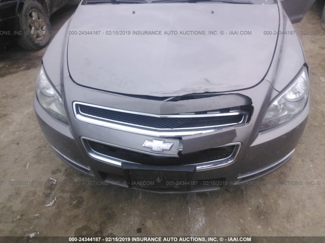 1G1ZC5EU7CF332776 - 2012 CHEVROLET MALIBU 1LT BROWN photo 6