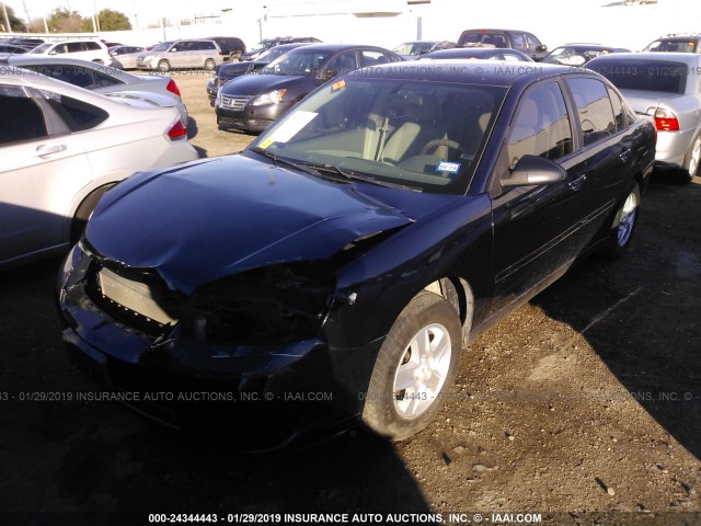 1G1ZS51F46F300690 - 2006 CHEVROLET MALIBU LS Mavi foto 2