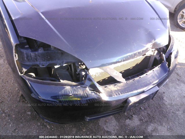 1G1ZS51F46F300690 - 2006 CHEVROLET MALIBU LS Mavi foto 6