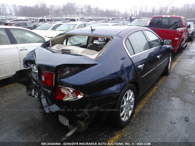 1G4HD57238U201838 - 2008 BUICK LUCERNE CXL BLUE photo 4