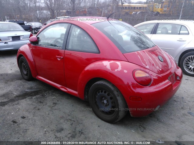 3VWBB61C4WM032368 - 1998 VOLKSWAGEN NEW BEETLE Qırmızı foto 3