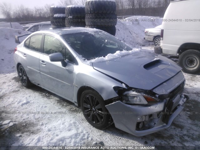 JF1VA1J66F8806839 - 2015 SUBARU WRX LIMITED SILVER photo 1