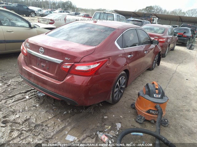 1N4AL3AP1GC257904 - 2016 NISSAN ALTIMA 2.5/S/SV/SL/SR RED photo 4