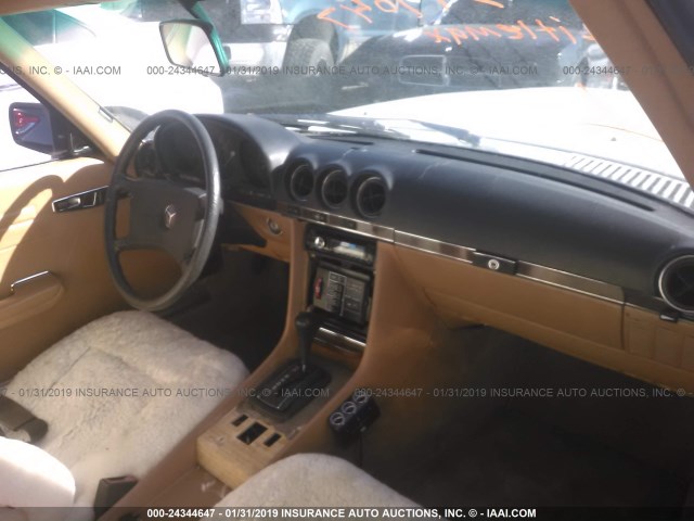 WDBBA45AXBB007557 - 1981 MERCEDES-BENZ 380 SL WHITE photo 5