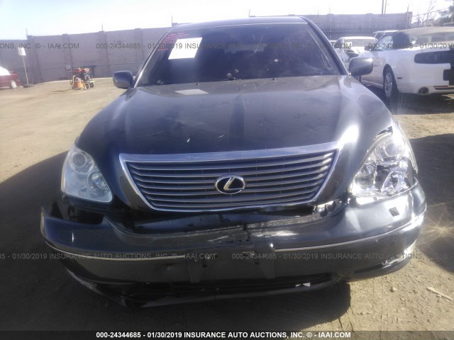 JTHBN36F950173755 - 2005 LEXUS LS 430 GRAY photo 6