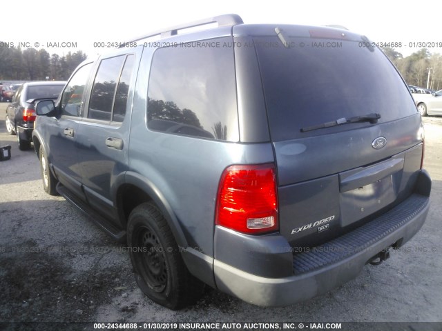 1FMZU63K83UB10153 - 2003 FORD EXPLORER XLT/XLT SPORT/NBX Mavi foto 3