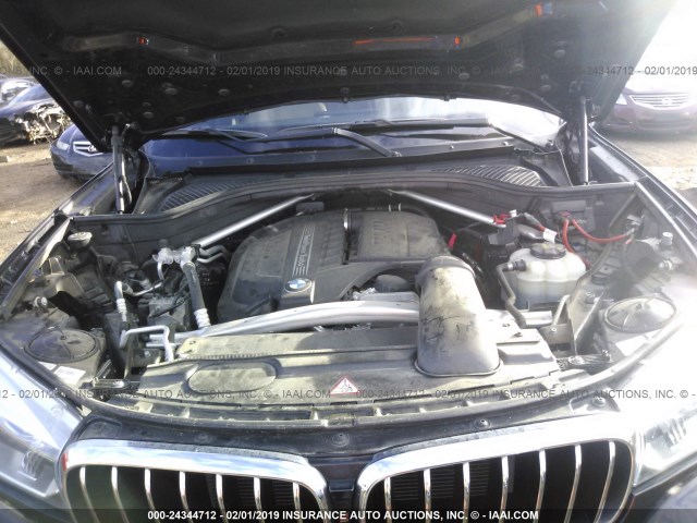 5UXKR0C53G0S84772 - 2016 BMW X5 XDRIVE35I BLACK photo 10