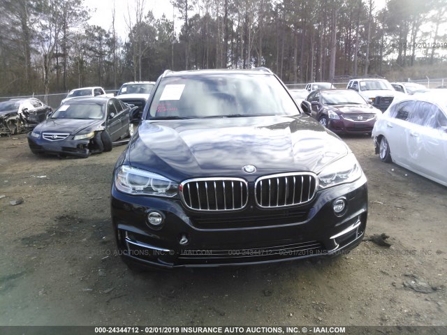 5UXKR0C53G0S84772 - 2016 BMW X5 XDRIVE35I BLACK photo 6