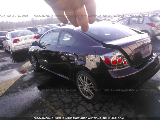 JTKDE167080261307 - 2008 TOYOTA SCION TC ბურგუნდია ფოტო 3