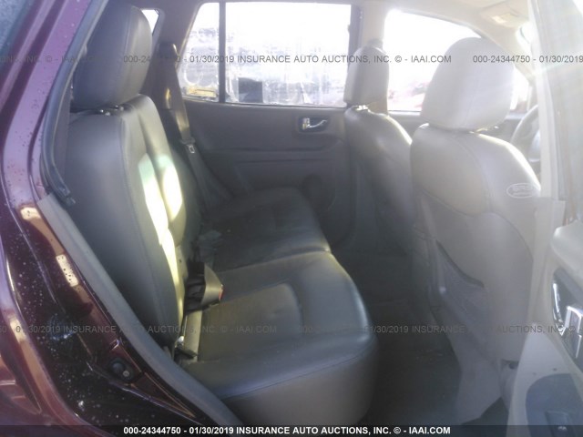 KM8SC73E84U592838 - 2004 HYUNDAI SANTA FE GLS/LX BURGUNDY photo 8