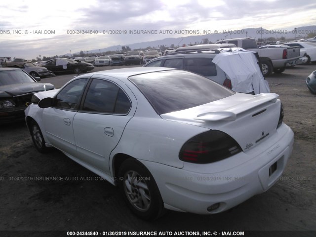 1G2NF52E23C170006 - 2003 PONTIAC GRAND AM SE1 WHITE photo 3