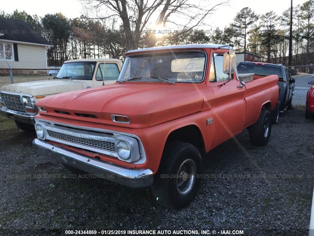 C1546A120953 - 1966 CHEVROLET C10 ORANGE photo 2