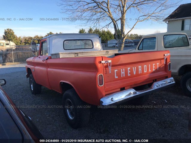 C1546A120953 - 1966 CHEVROLET C10 ORANGE photo 3