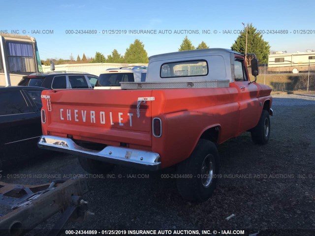 C1546A120953 - 1966 CHEVROLET C10 ORANGE photo 4