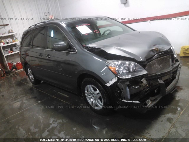 5FNRL38687B462164 - 2007 HONDA ODYSSEY EXL GRAY photo 1