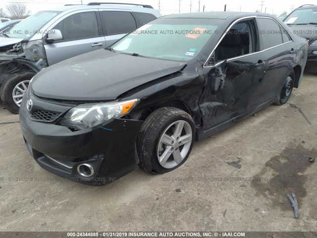 4T1BF1FK9EU327644 - 2014 TOYOTA CAMRY L/SE/LE/XLE 黑色 照片 2