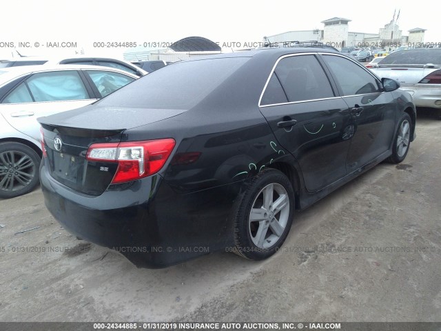 4T1BF1FK9EU327644 - 2014 TOYOTA CAMRY L/SE/LE/XLE 黑色 照片 4