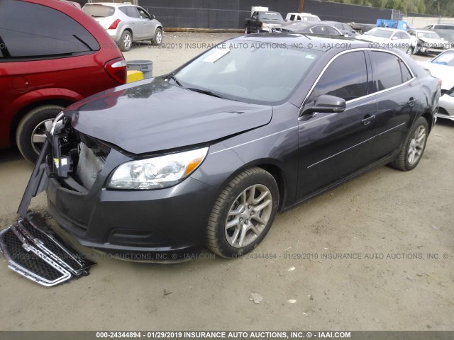 1G11C5SA0DF160910 - 2013 CHEVROLET MALIBU 1LT 灰色 照片 2