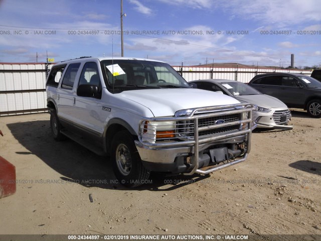 1FMNU42F3YEE50822 - 2000 FORD EXCURSION LIMITED WHITE photo 1