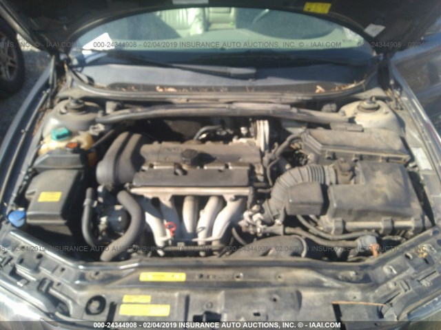 YV1RS61T642354784 - 2004 VOLVO S60 GRAY photo 10