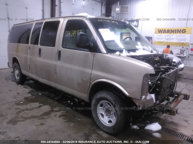 1GA2GZDG2A1167478 - 2010 CHEVROLET EXPRESS G3500 LS TAN photo 1