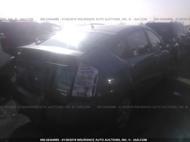 JTDKB20U897829260 - 2009 TOYOTA PRIUS BLUE photo 4