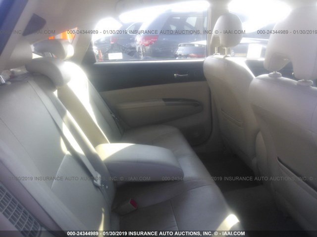 JTDKB20U897829260 - 2009 TOYOTA PRIUS BLUE photo 8