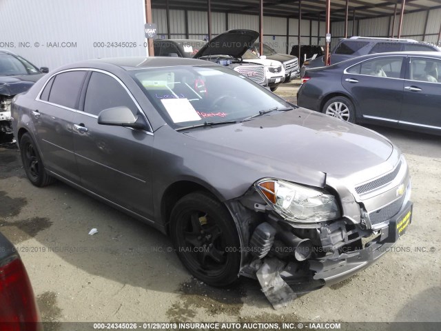 1G1ZC5EU4CF274142 - 2012 CHEVROLET MALIBU 1LT 棕色 照片 1