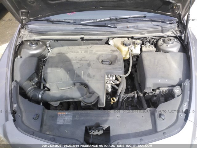 1G1ZC5EU4CF274142 - 2012 CHEVROLET MALIBU 1LT 棕色 照片 10