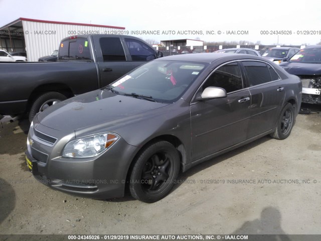 1G1ZC5EU4CF274142 - 2012 CHEVROLET MALIBU 1LT 棕色 照片 2