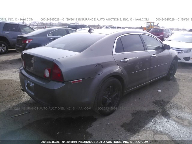 1G1ZC5EU4CF274142 - 2012 CHEVROLET MALIBU 1LT 棕色 照片 4