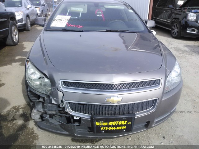 1G1ZC5EU4CF274142 - 2012 CHEVROLET MALIBU 1LT 棕色 照片 6