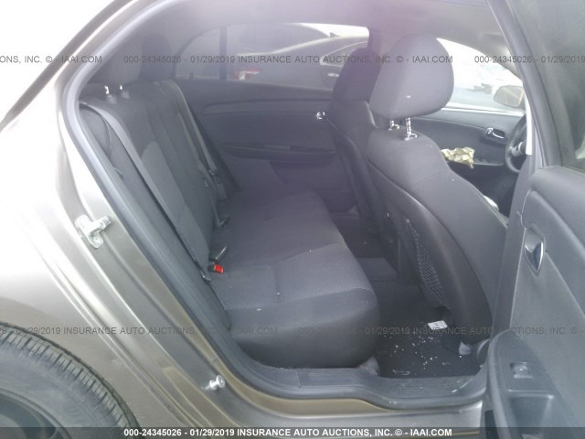 1G1ZC5EU4CF274142 - 2012 CHEVROLET MALIBU 1LT 棕色 照片 8