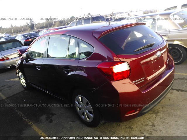 JF1GPAA69G8256089 - 2016 SUBARU IMPREZA RED photo 3