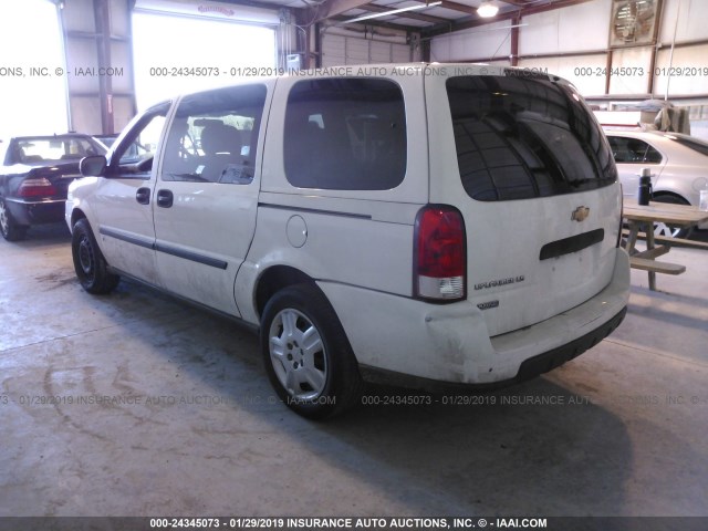 1GNDV23W38D163042 - 2008 CHEVROLET UPLANDER LS WHITE photo 3