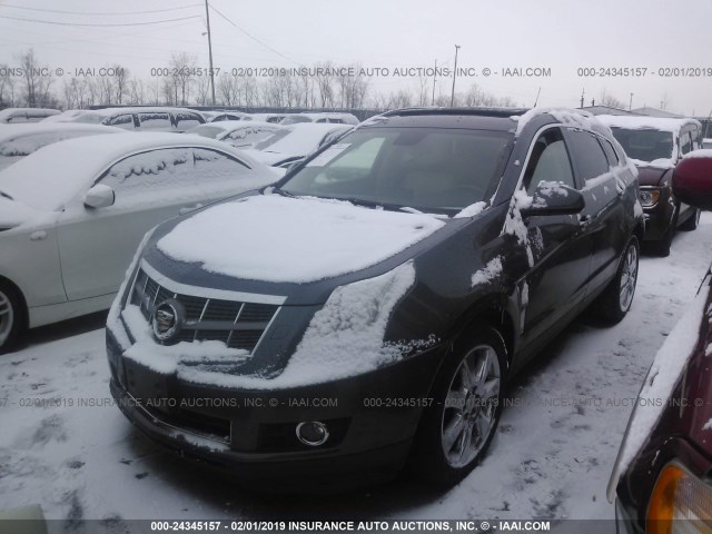 3GYFNEE38CS548749 - 2012 CADILLAC SRX PERFORMANCE COLLECTION GRAY photo 2