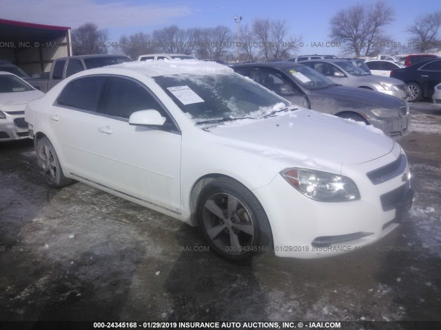 1G1ZJ57B39F158179 - 2009 CHEVROLET MALIBU 2LT WHITE photo 1