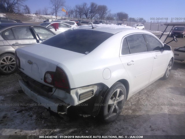 1G1ZJ57B39F158179 - 2009 CHEVROLET MALIBU 2LT WHITE photo 4