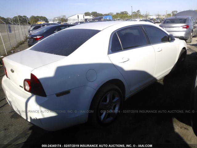 1G1ZA5EU7BF282546 - 2011 CHEVROLET MALIBU LS Ağ foto 4