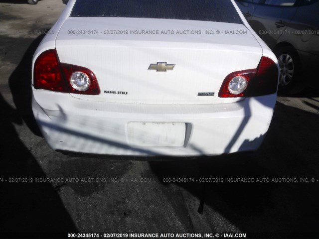 1G1ZA5EU7BF282546 - 2011 CHEVROLET MALIBU LS Ağ foto 6