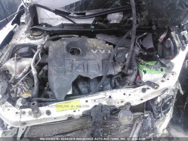 2T1KU40E39C095222 - 2009 TOYOTA COROLLA MATRIX  WHITE photo 10