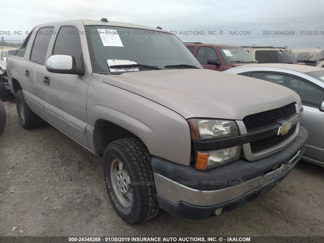 3GNEK12T14G340912 - 2004 CHEVROLET AVALANCHE K1500 BEIGE photo 1