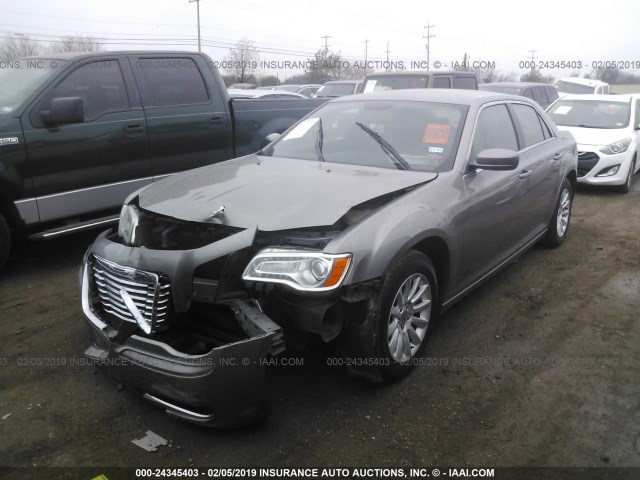 2C3CCAAG1EH178965 - 2014 CHRYSLER 300 BROWN photo 2