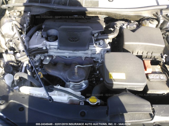 4T1BF1FK3DU240224 - 2013 TOYOTA CAMRY L/SE/LE/XLE GRAY photo 10